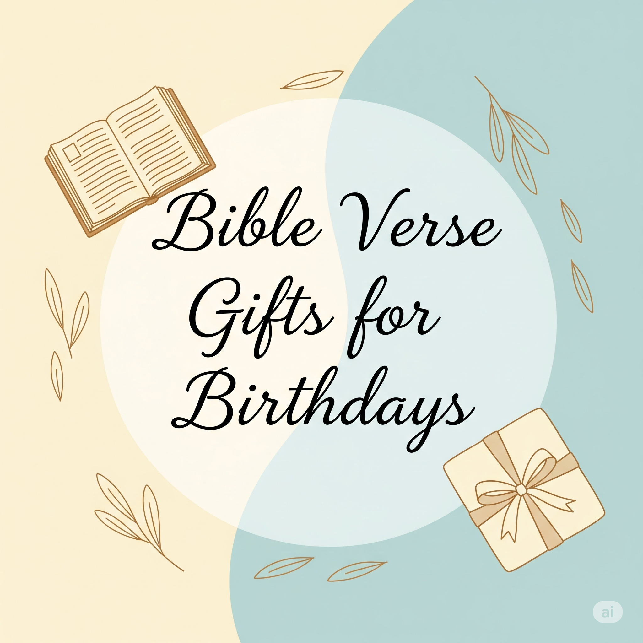 Birthday Verse Gifts