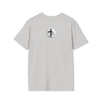 Unisex Oversized Cotton T-Shirt mathew 6:34 light yellow patch for US– Bible Verse Inspired Design