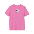 Unisex Oversized Cotton T-Shirt mathew 6:34 light yellow patch for US– Bible Verse Inspired Design