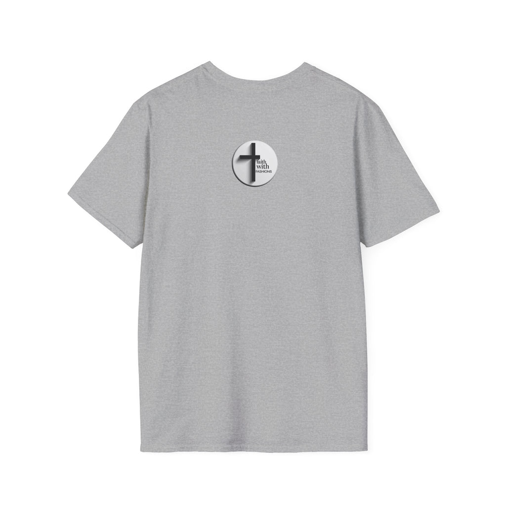 Unisex Oversized Cotton T-Shirt mathew 6:34 light yellow patch for US– Bible Verse Inspired Design