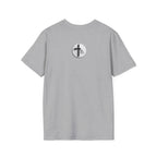 Unisex Oversized Cotton T-Shirt mathew 6:34 light yellow patch for US– Bible Verse Inspired Design