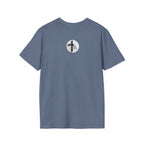 Unisex Oversized Cotton T-Shirt mathew 6:34 light yellow patch for US– Bible Verse Inspired Design