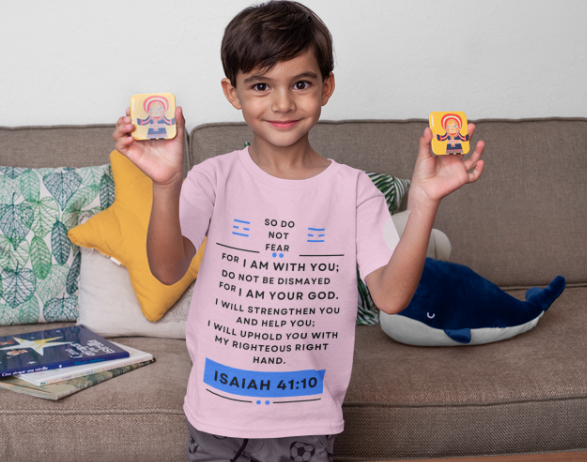 Buy Christian Bible Verse T-Shirts for Kids | Boy | Isaiah 41:10
