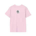 Unisex Oversized Cotton T-Shirt mathew 6:34 light yellow patch for US– Bible Verse Inspired Design