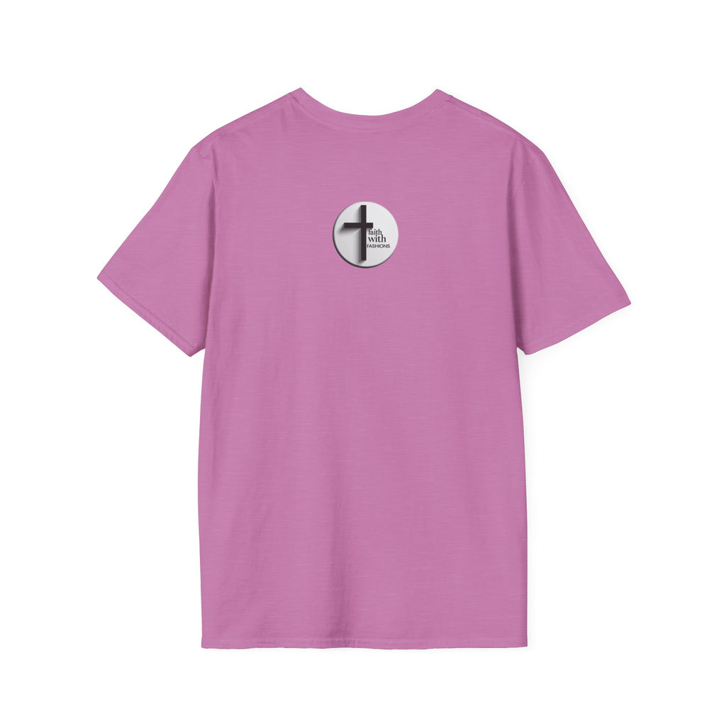 Unisex Oversized Cotton T-Shirt mathew 6:34 light yellow patch for US– Bible Verse Inspired Design