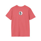 Unisex Oversized Cotton T-Shirt mathew 6:34 light yellow patch for US– Bible Verse Inspired Design