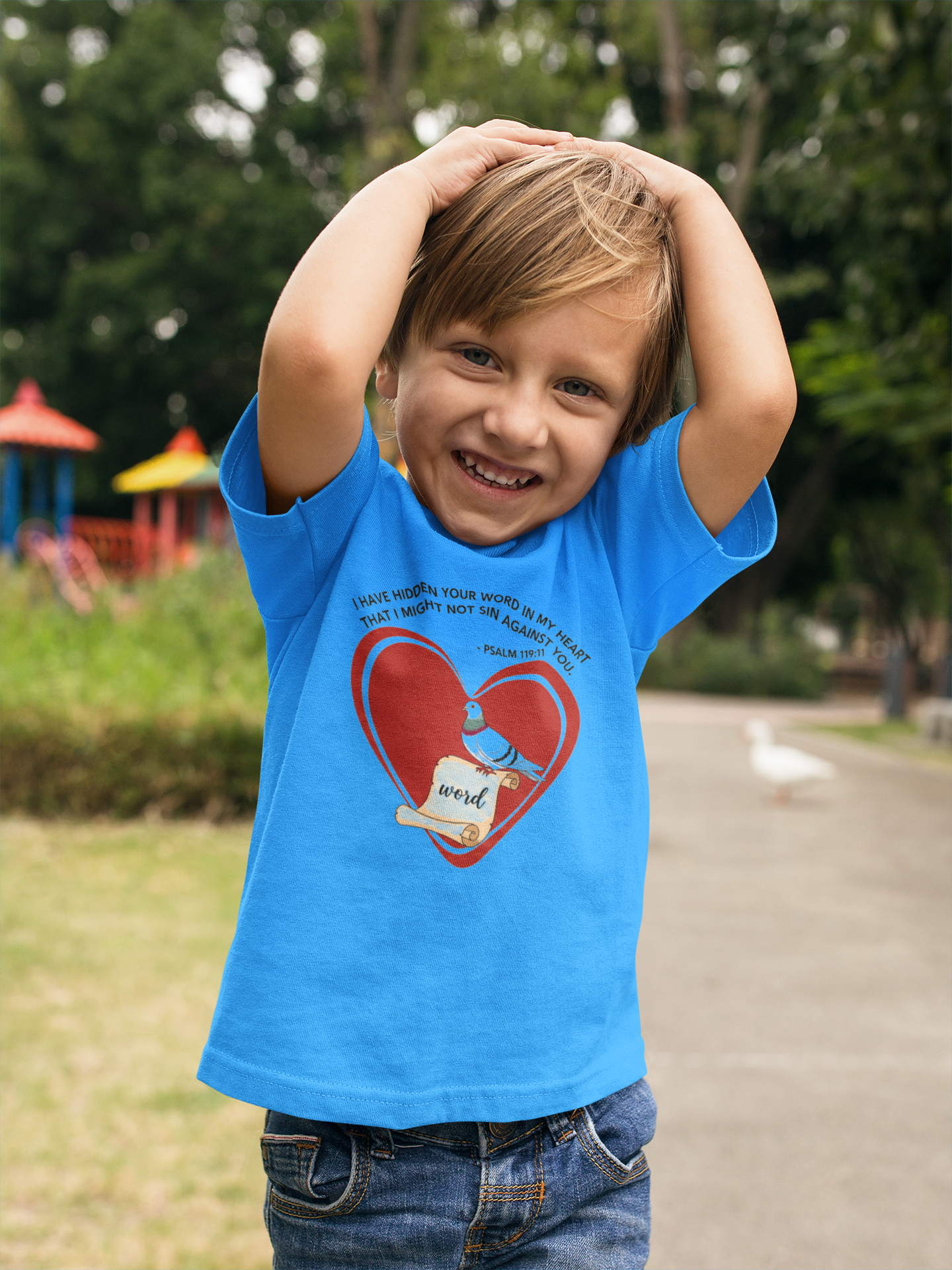 Buy Christian Bible Verse T-Shirts for Kids | Boy | Psalms 119:11