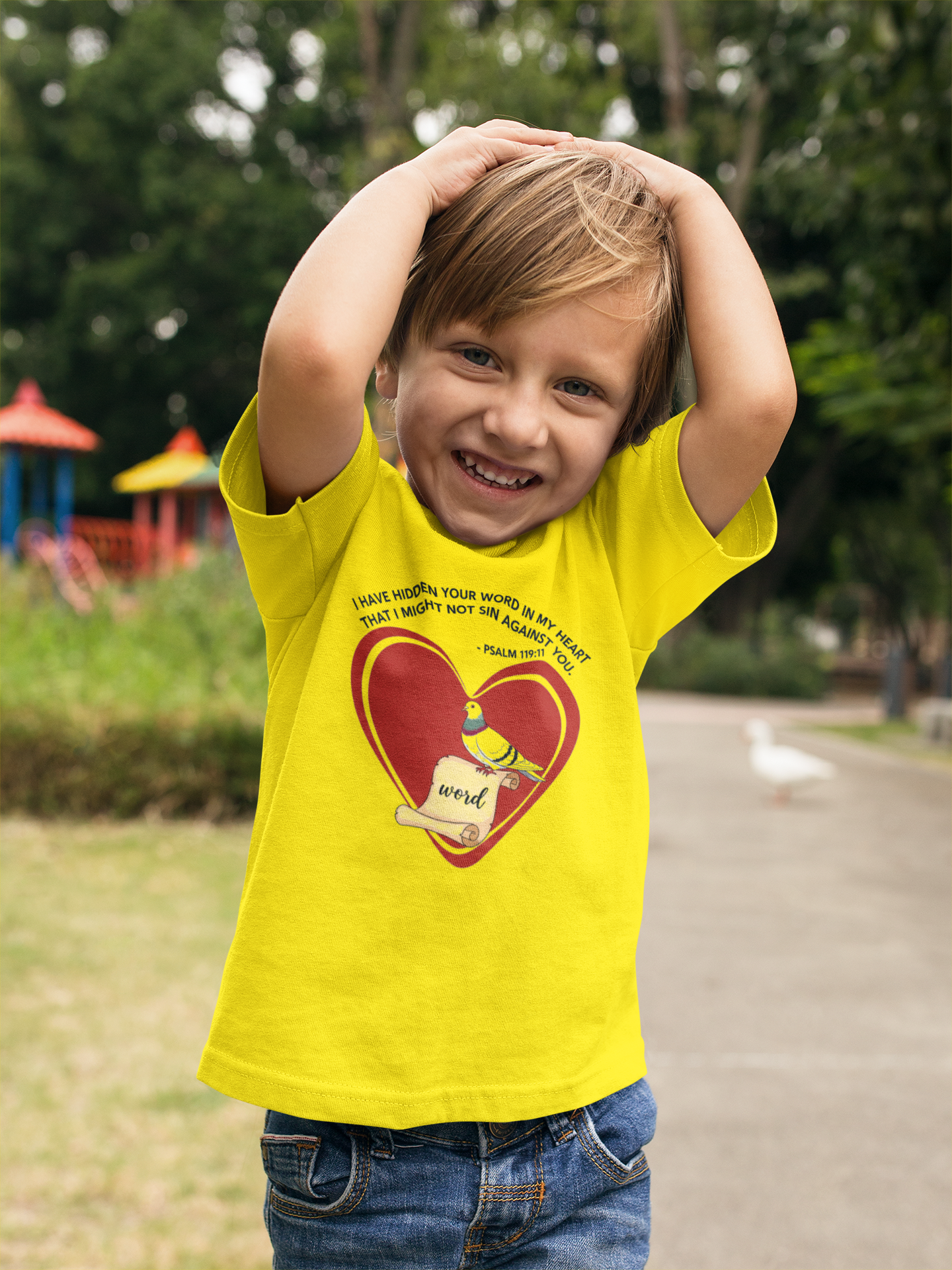 Buy Christian Bible Verse T-Shirts for Kids | Boy | Psalms 119:11