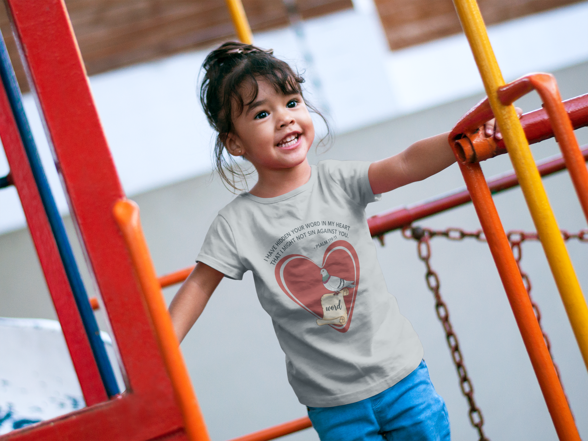 Buy Christian Bible Verse T-Shirts for Kids | Girl | Psalms 119:11