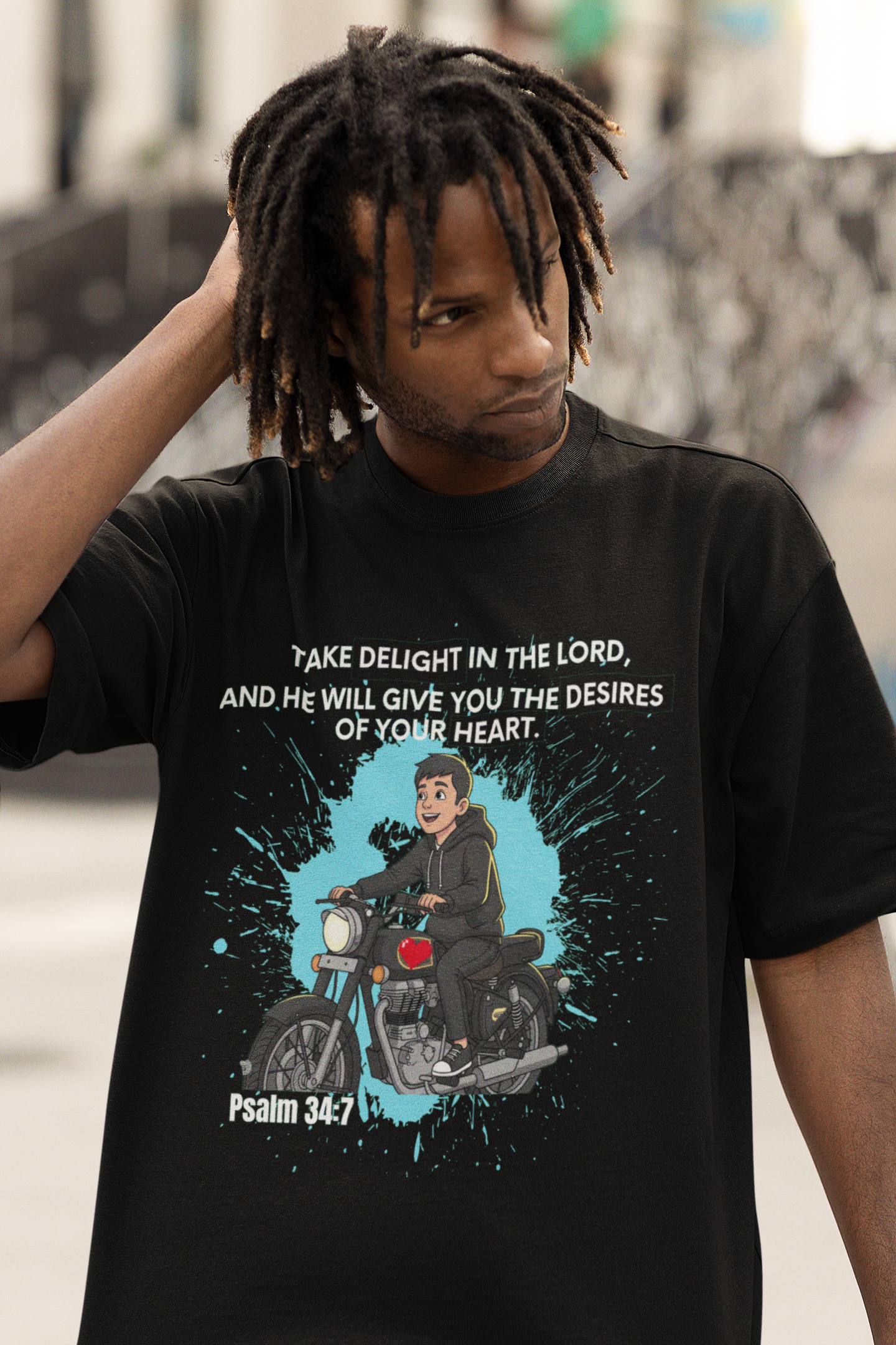 Buy Christian Quote & Bible Verse T-Shirt Psalm 34:7 Bible Verse Inspired Design