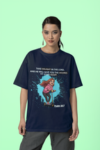 Buy Christian Quote & Bible Verse T-Shirt | Psalm 34:7 Bible Verse