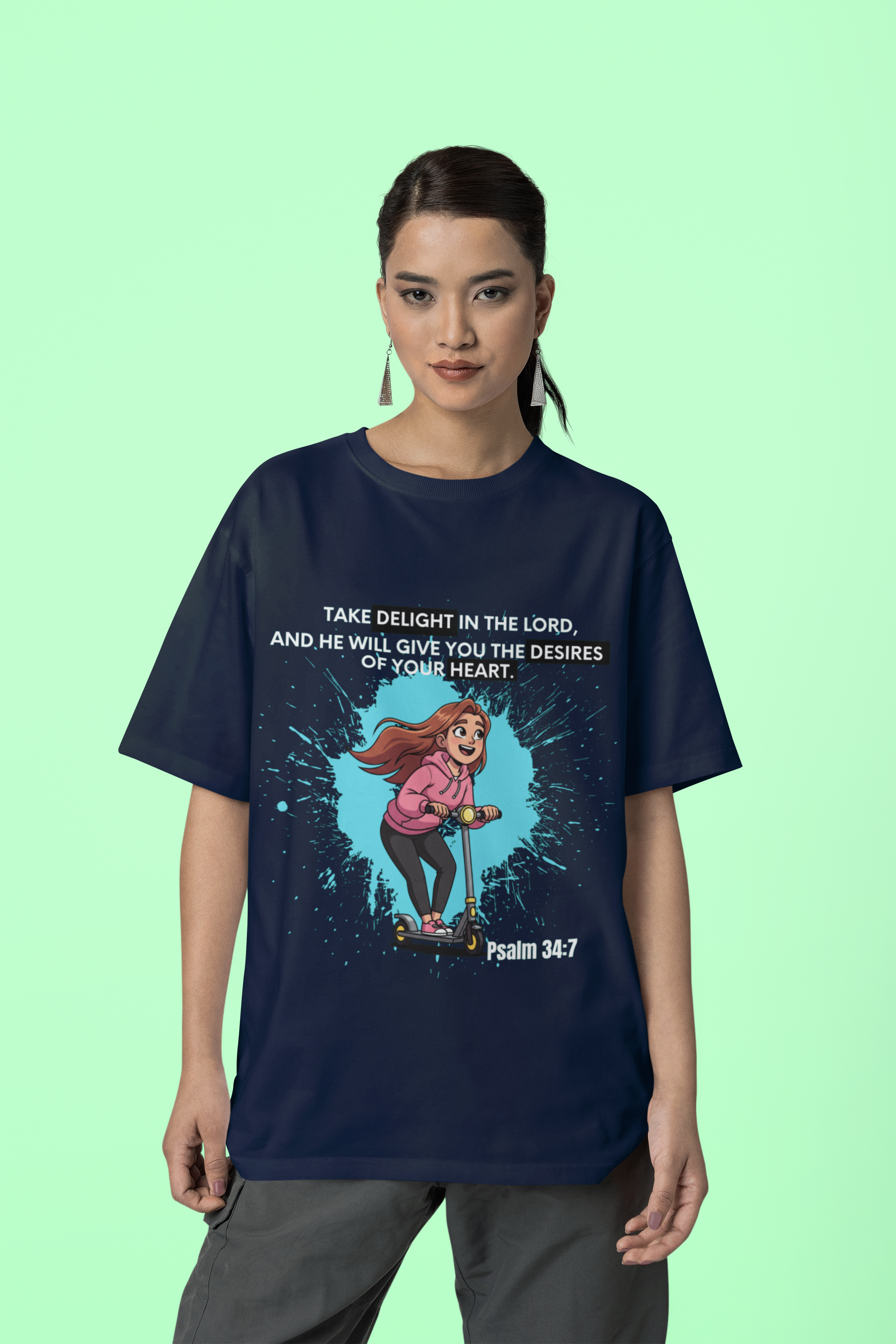 Buy Christian Quote & Bible Verse T-Shirt | Psalm 34:7 Bible Verse