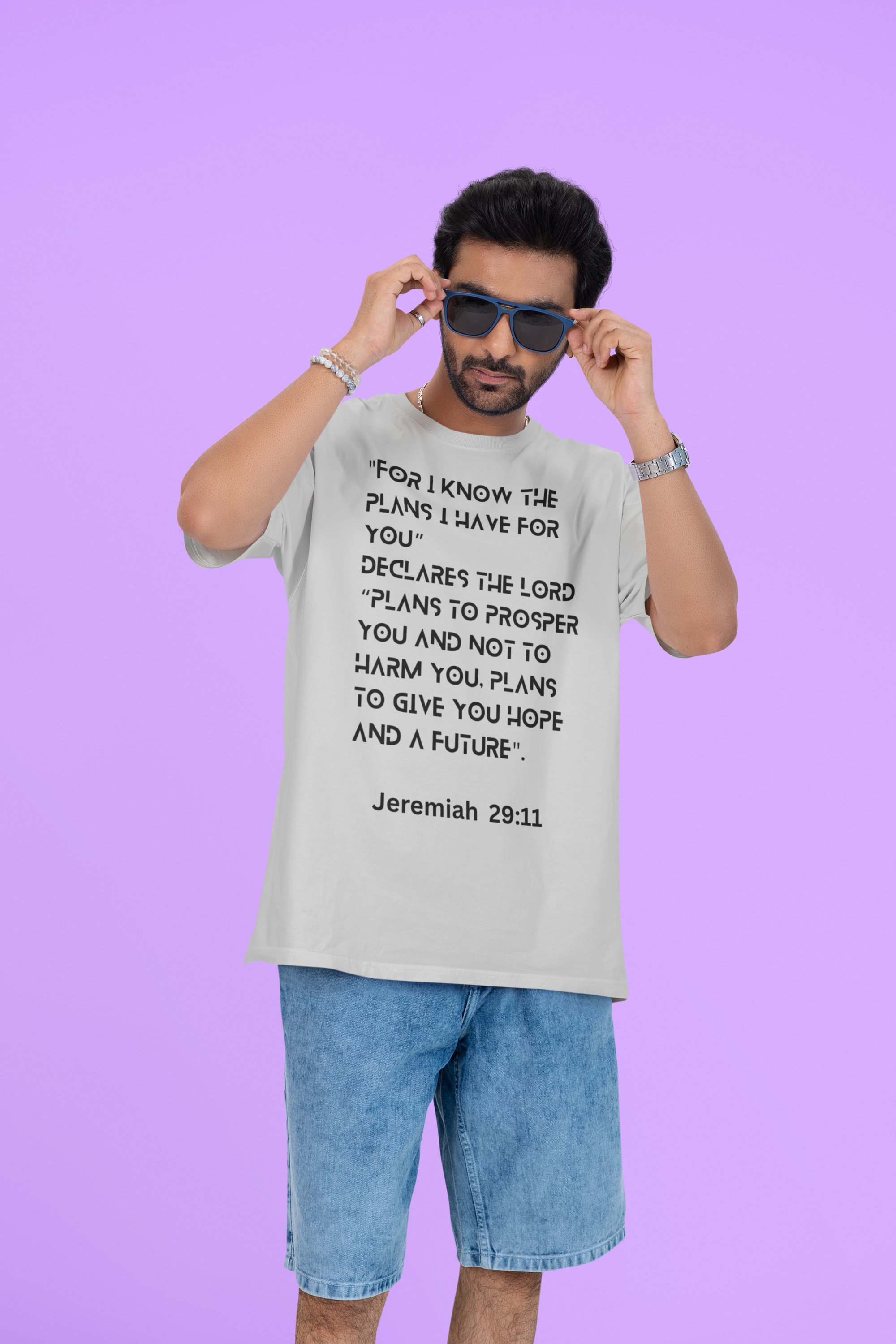 Buy Christian Quote & Bible Verse T-Shirt Jeremiah 29:11 Bible Verse Inspired Design