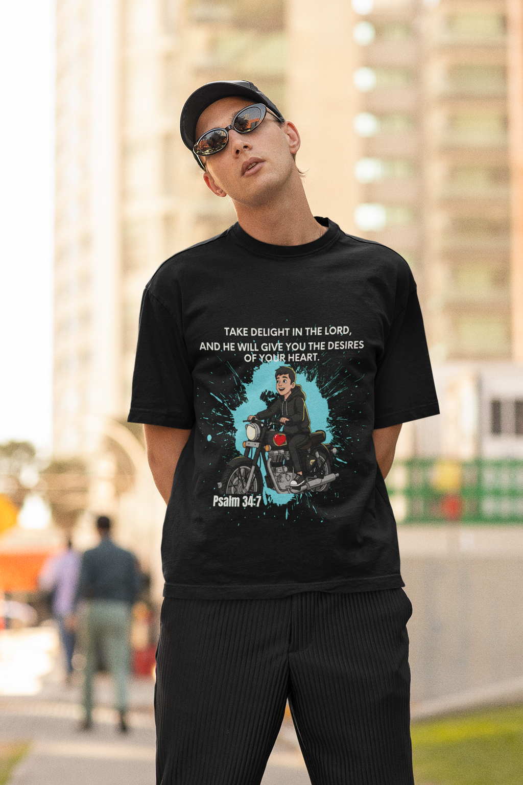 Buy Christian Quote & Bible Verse T-Shirt Psalm 34:7 Bible Verse Inspired Design