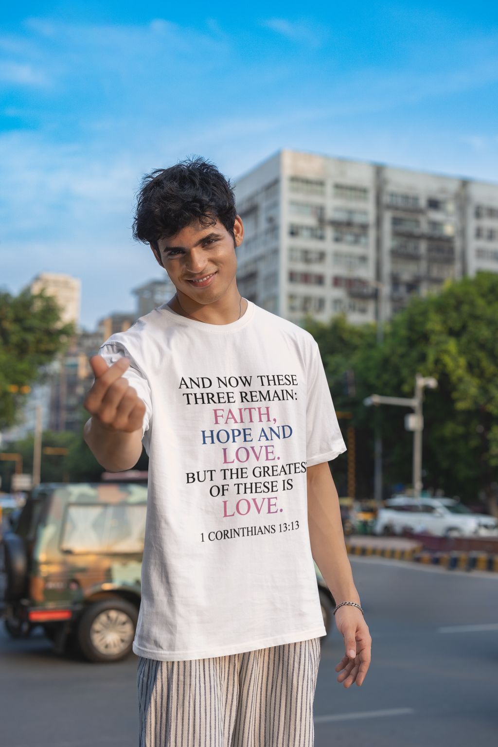 Buy Christian Quote & Bible Verse T-Shirt | 1 Corinthians 13:13