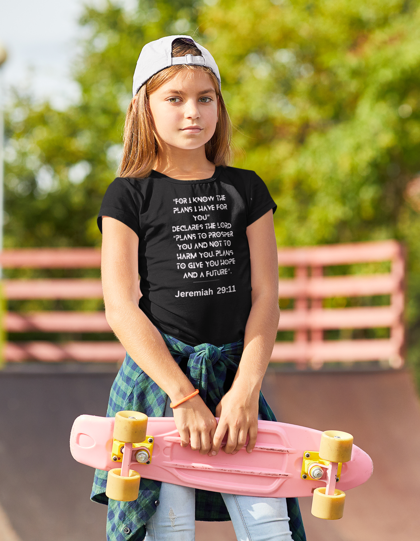 Buy Christian Bible Verse T-Shirts for Kids | Girl | Jeremiah 29:11