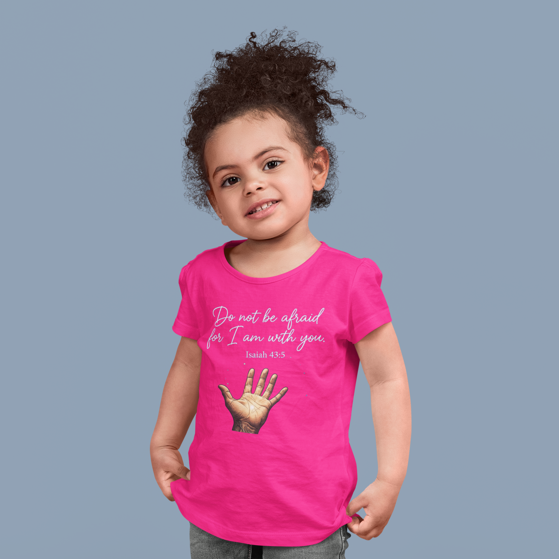 Buy Christian Bible Verse T-Shirts for Kids Girl | Isaiah 43:5