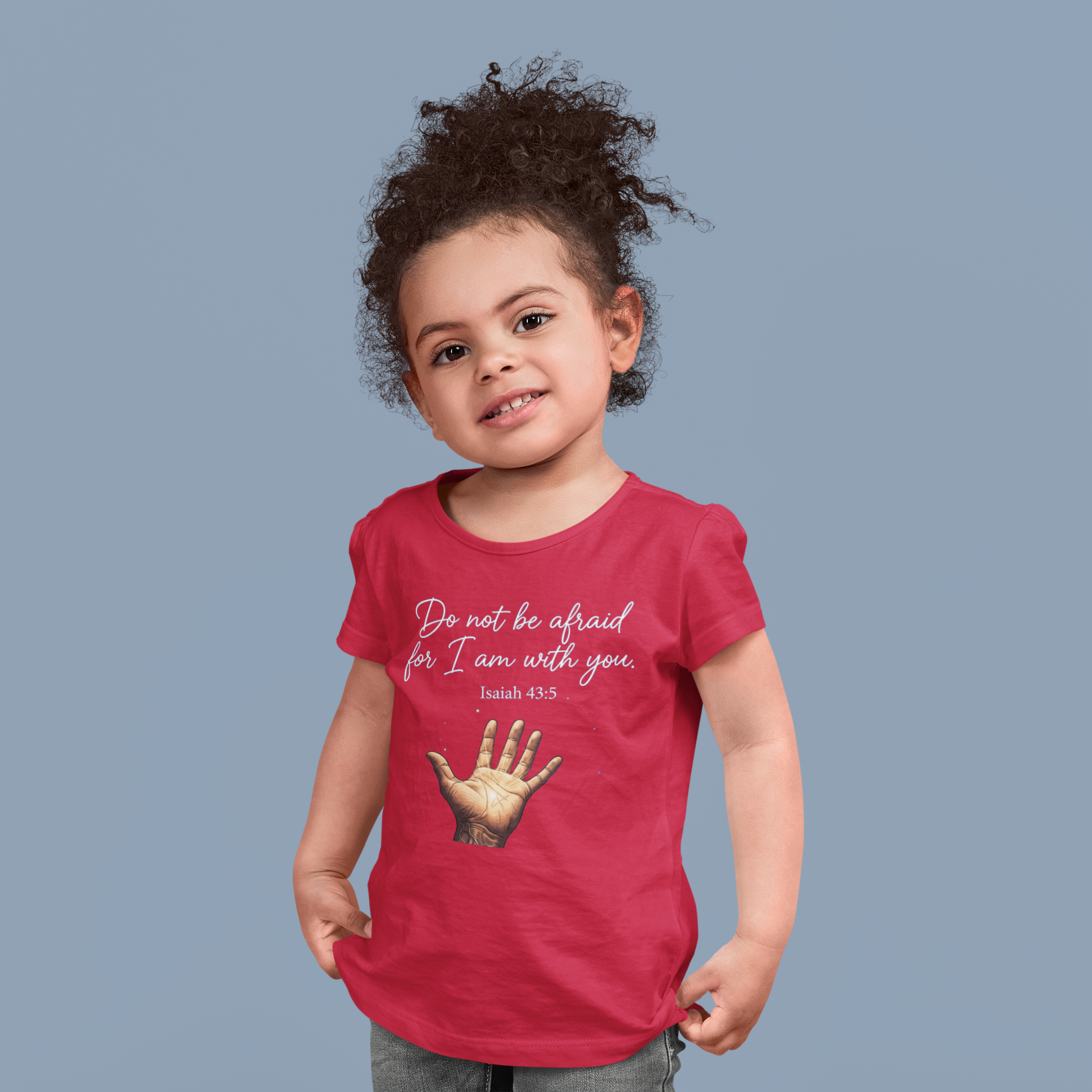 Buy Christian Bible Verse T-Shirts for Kids Girl | Isaiah 43:5