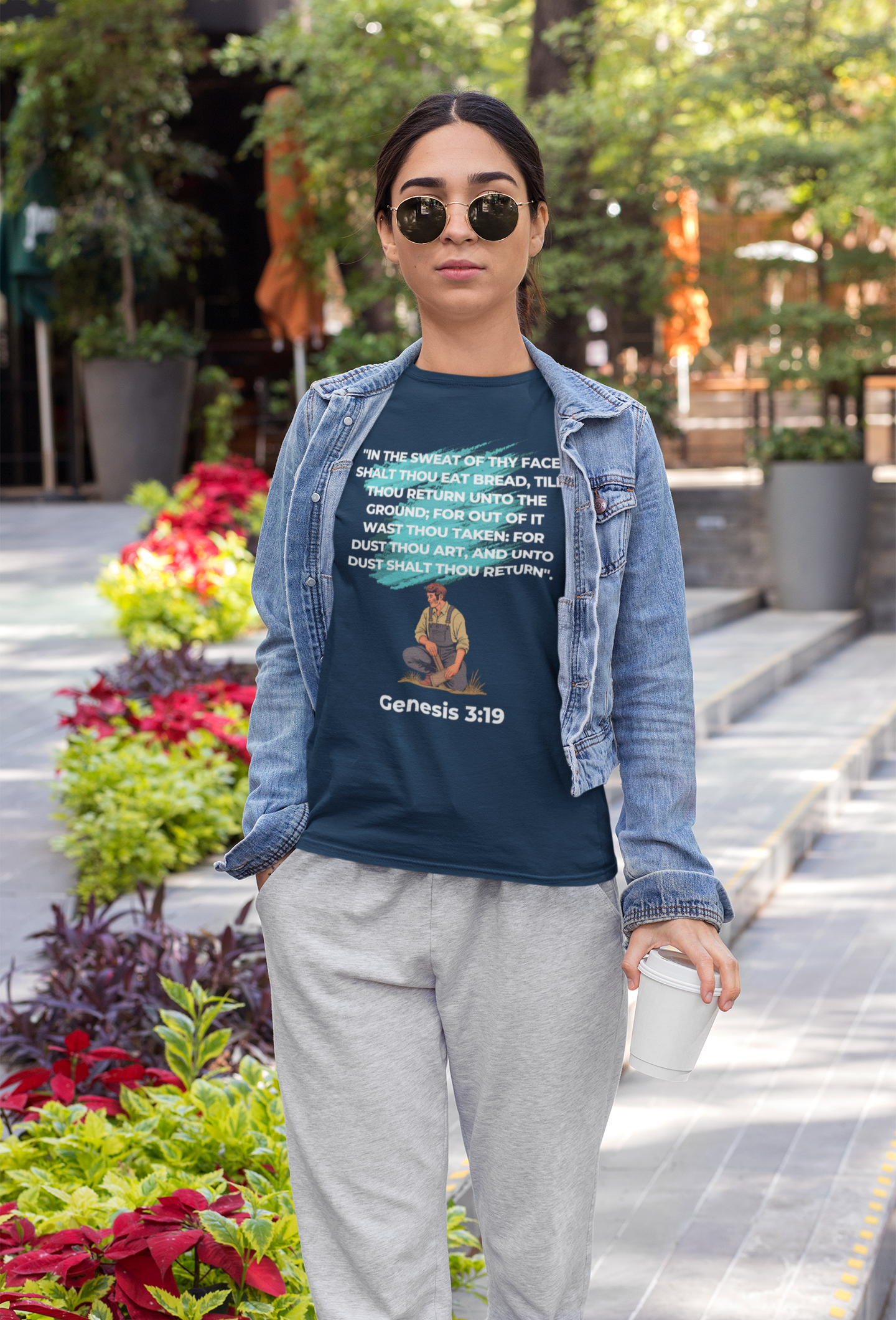 Buy Christian Quote & Bible Verse T-Shirt Genesis 3:19
