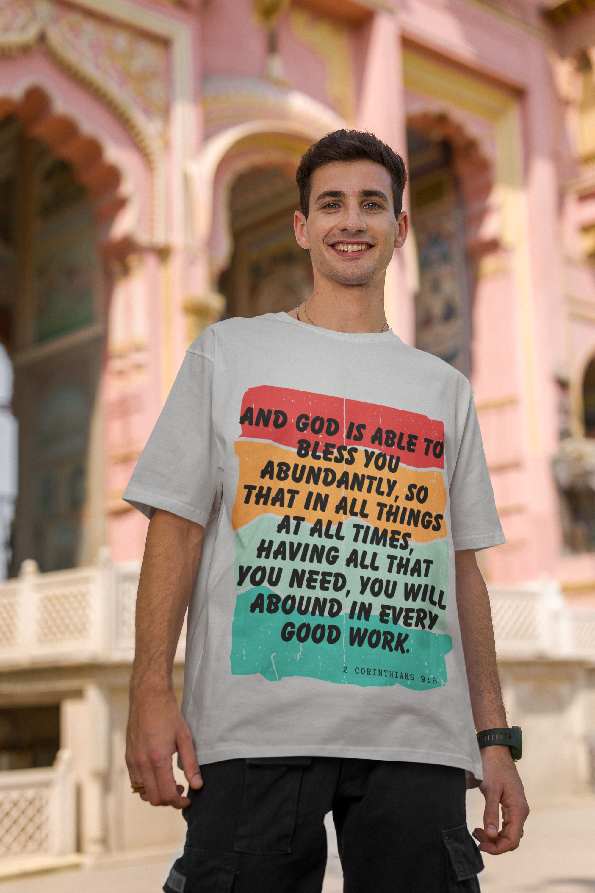 Buy Christian Quote & Bible Verse T-Shirt | 2 Corinthians 9:8