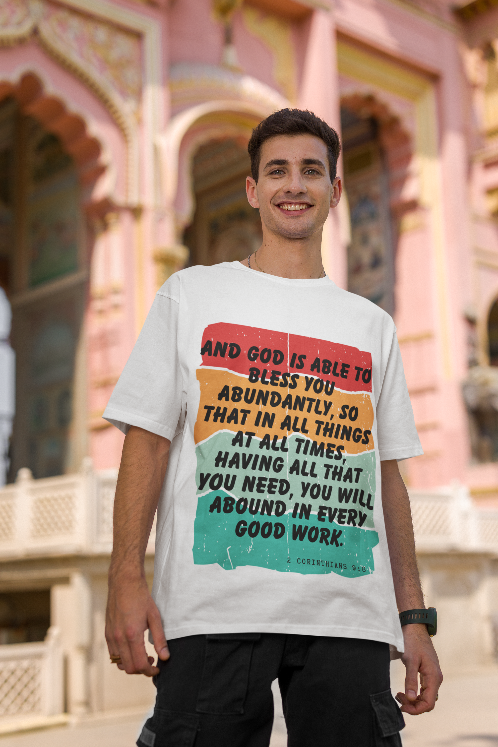 Buy Christian Quote & Bible Verse T-Shirt | 2 Corinthians 9:8
