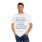 Buy Christian Quote & Bible Verse T-Shirt | 1 Corinthians 13:13