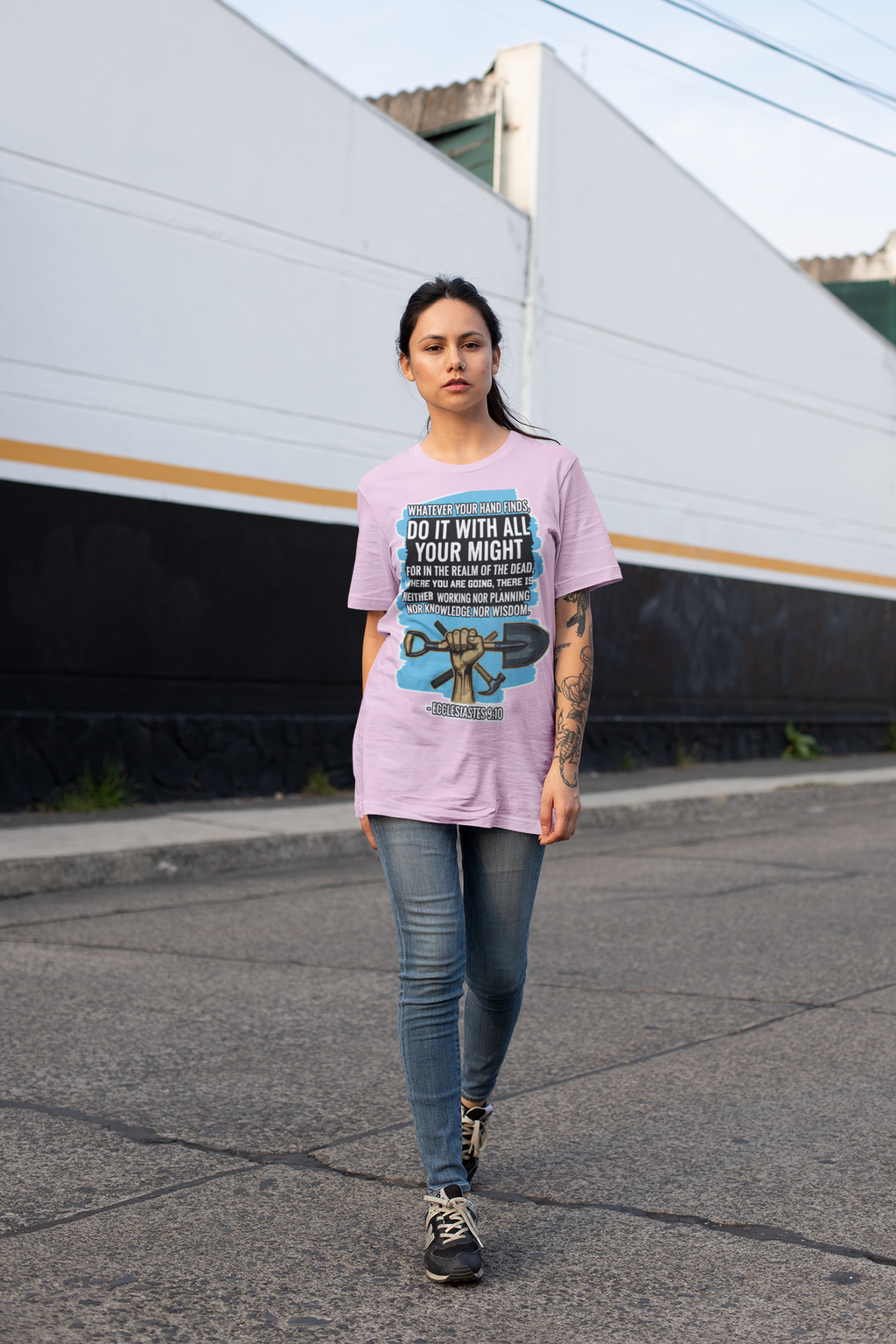 Buy Christian Quote & Bible Verse T-Shirt | Bible Verse Inspired Design Ecclesiastes 9:11