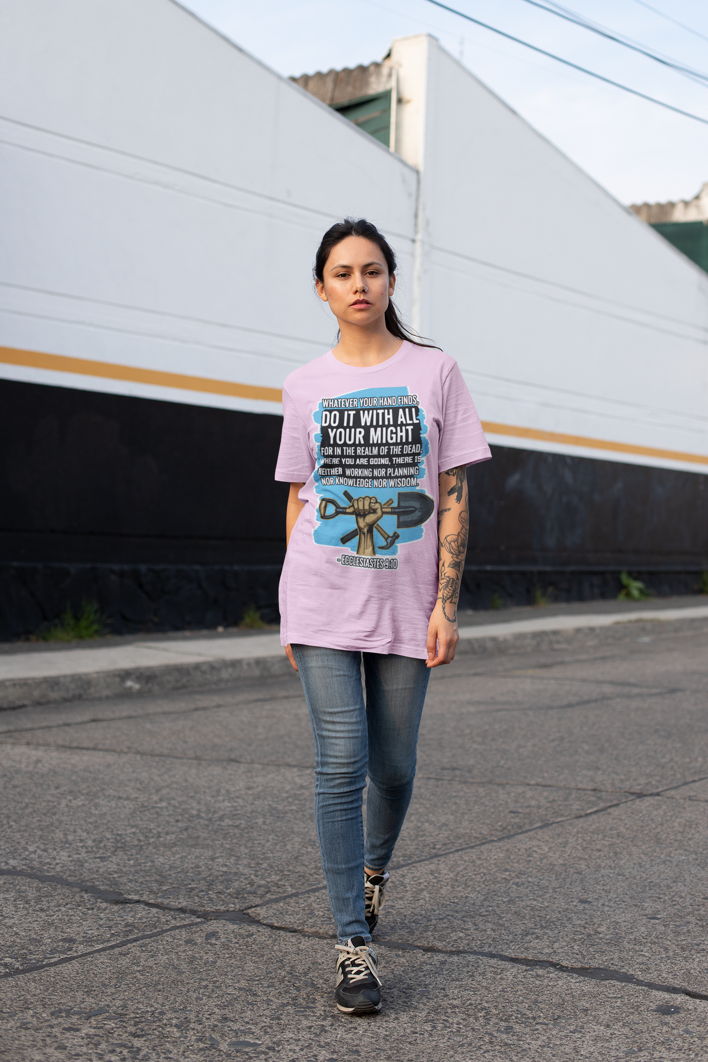 Buy Christian Quote & Bible Verse T-Shirt | Bible Verse Inspired Design Ecclesiastes 9:11